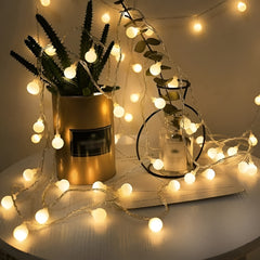 Guirnalda de bolas LED con alimentacion USB
