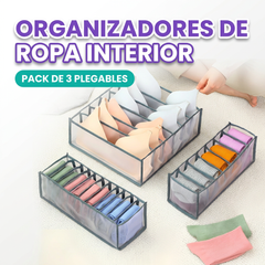 Organizadores de ropa interior (Pack de 3)