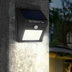 Lampara de pared recargable con luz solar LED
