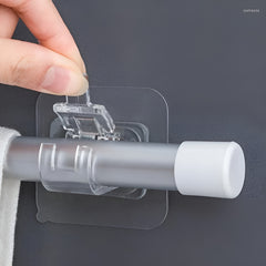 Soporte autoadhesivo para cortinas (pack de 10)