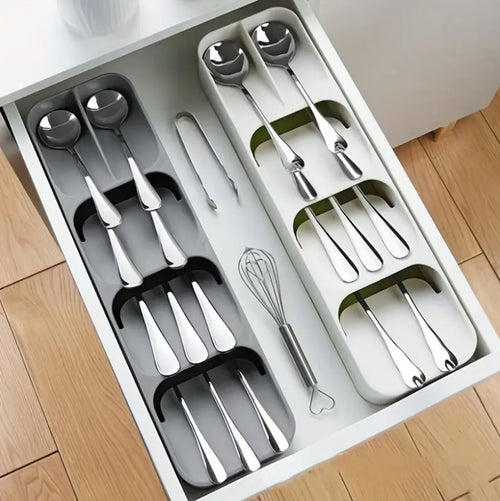 Caja de almacenamiento multifuncional para cubiertos
