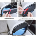 Protector de lluvia para espejo retrovisor (pack de 2)