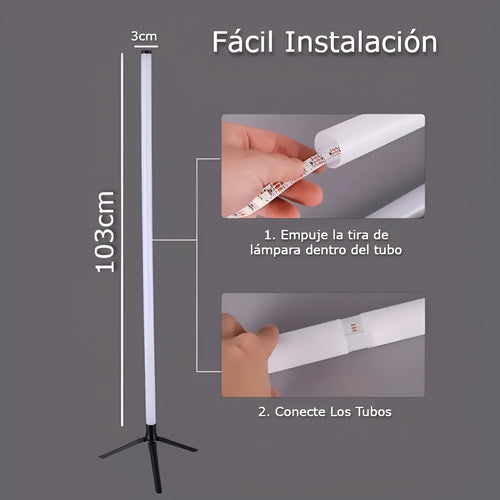Lámpara LED Inteligente con Control Remoto