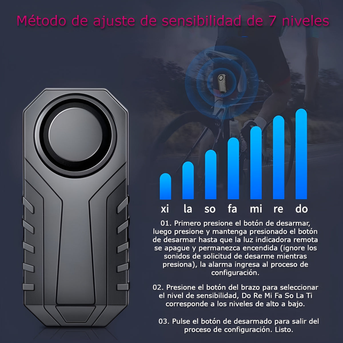 Alarma Bicicleta o Moto de 113dB – Envío a toda Venezuela – NQLN Store