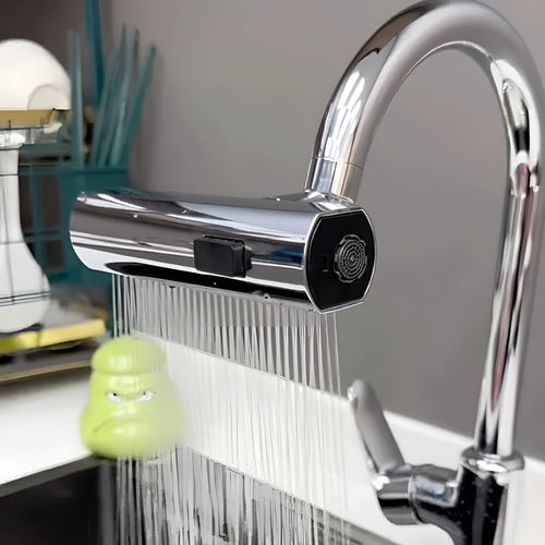 Grifo de cocina de cascada 3 en 1