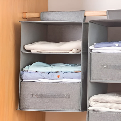 Organizador con cajones colgantes para closet