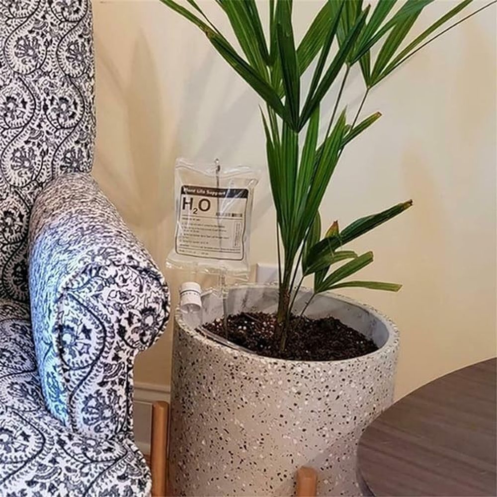 Dispensador automatico de agua con gancho para plantas