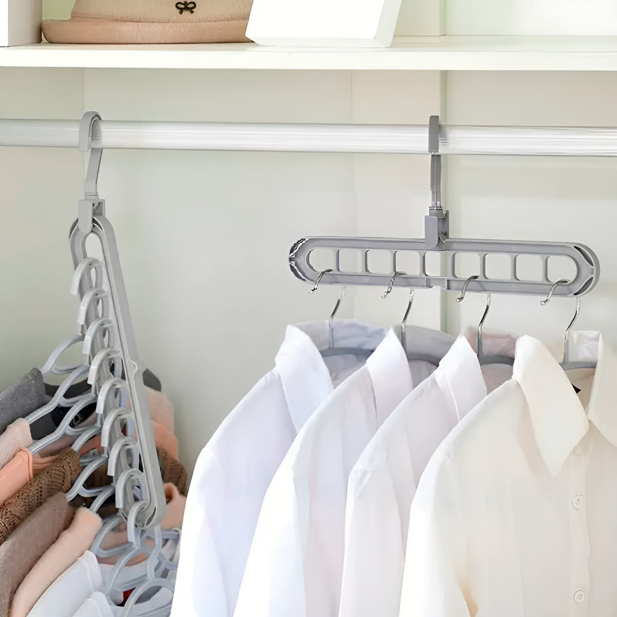 Gancho para ropa Multifuncional – Vista detalle del producto – NQLN Store