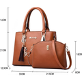 Duplex de cartera de mano con asa bandolera (set de 2)