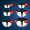 Set de bowls inoxidables Vauli (6 unidades) – Comprar al mejor precio en NQLN Store Venezuela