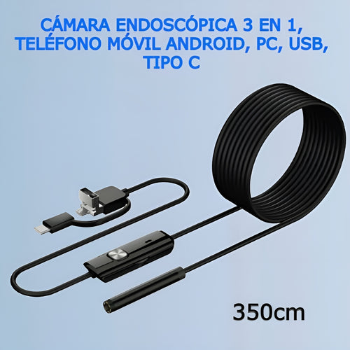 Camara endoscopio para telefono (3.5 Metros)