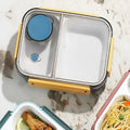 Recipiente de comida con 2 compartimentos – Vista adicional – Disponible en NQLN Store Venezuela