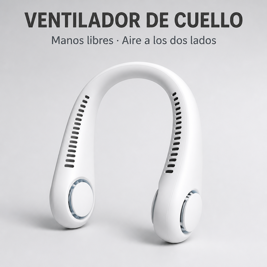Ventilador de cuello portatil