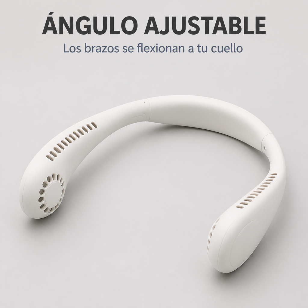 Ventilador de cuello portatil