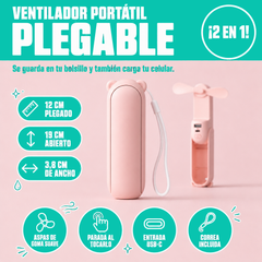 Ventilador powerbank portatil