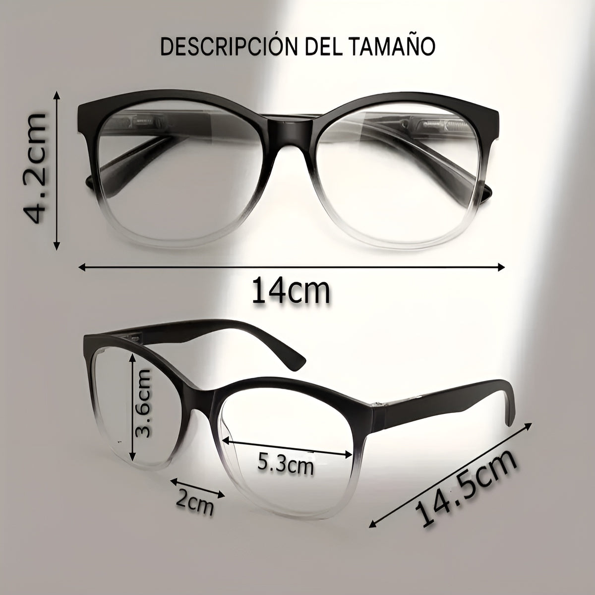 Lentes de ajuste automatico para lectura (+0.5 a +2.5) – Detalle y presentación – NQLN Store Venezuela