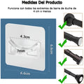 Soporte de barra para cortinas (Pack de 10) – Vista detalle del producto – NQLN Store