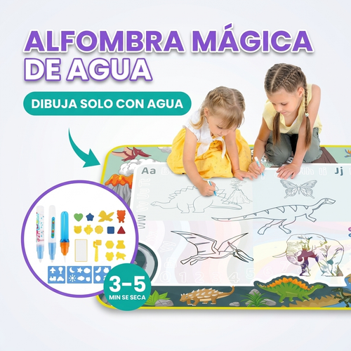 Alfombra magica de agua para dibujar