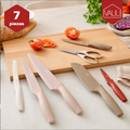 Set de cuchillos con tijera (Juego de 6 + 1 tijera) VAULI